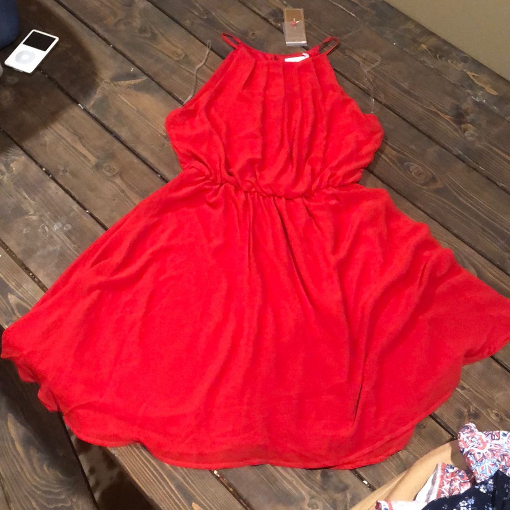 Red dress